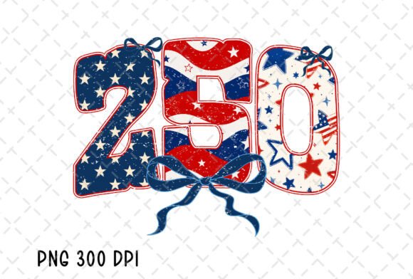 250 Years of Freedom Bow: A Festive Design Asset