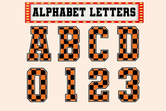 Basketball Checkered Alphabet Letter Png: Dynamic Design Assets