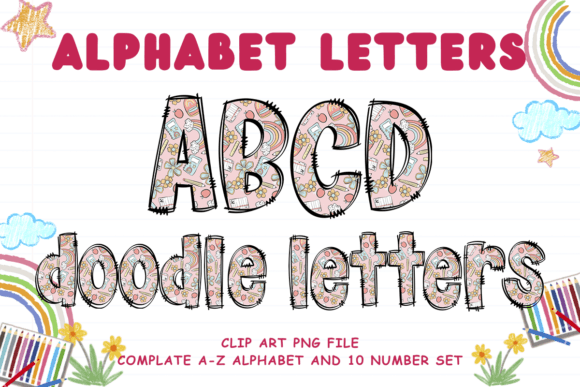 Bringing Classroom Creativity to Life with School Doodle Alphabet Teacher Letters