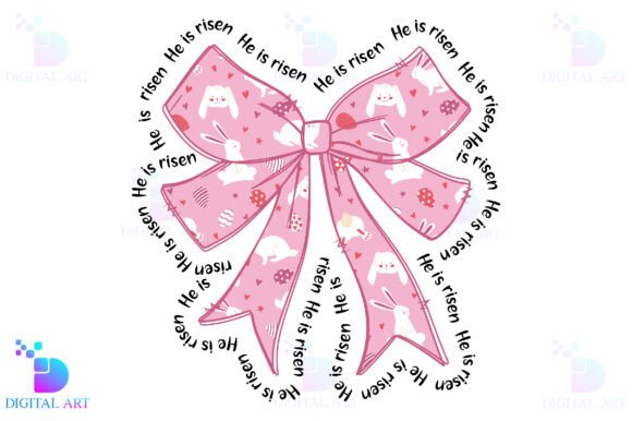 He is Risen Easter Coquette Bow PNG: A Designer's Guide