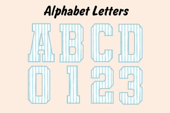 Light Blue Alphabet Vintage Floral Png1: Crafting with Character