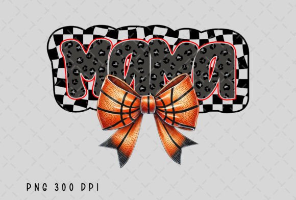 Mama Basketball Coquette Bow Checkered: A Design Deep Dive