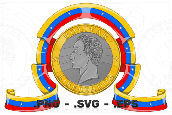 Official Venezuelan Currency with Flag: A Designer's Asset