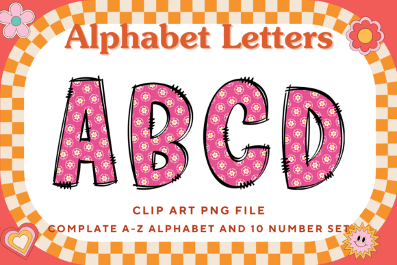 Retro Doodle Alphabet Vintage Letters10: Your Go-To for Nostalgic Charm