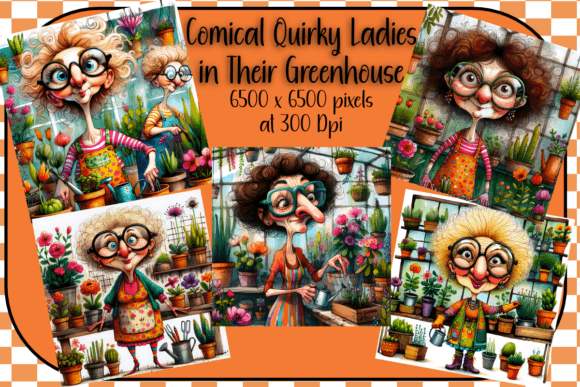 Whimsical Greenhouse Ladies 2: A Font with Personality
